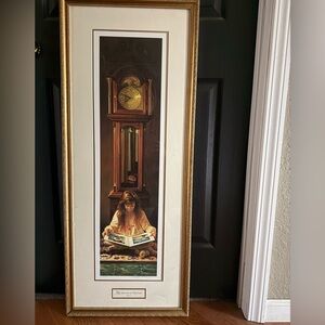 Framed, Numbered And Signed  Titled "Once Upon A Time" By Artist Greg Olsen.